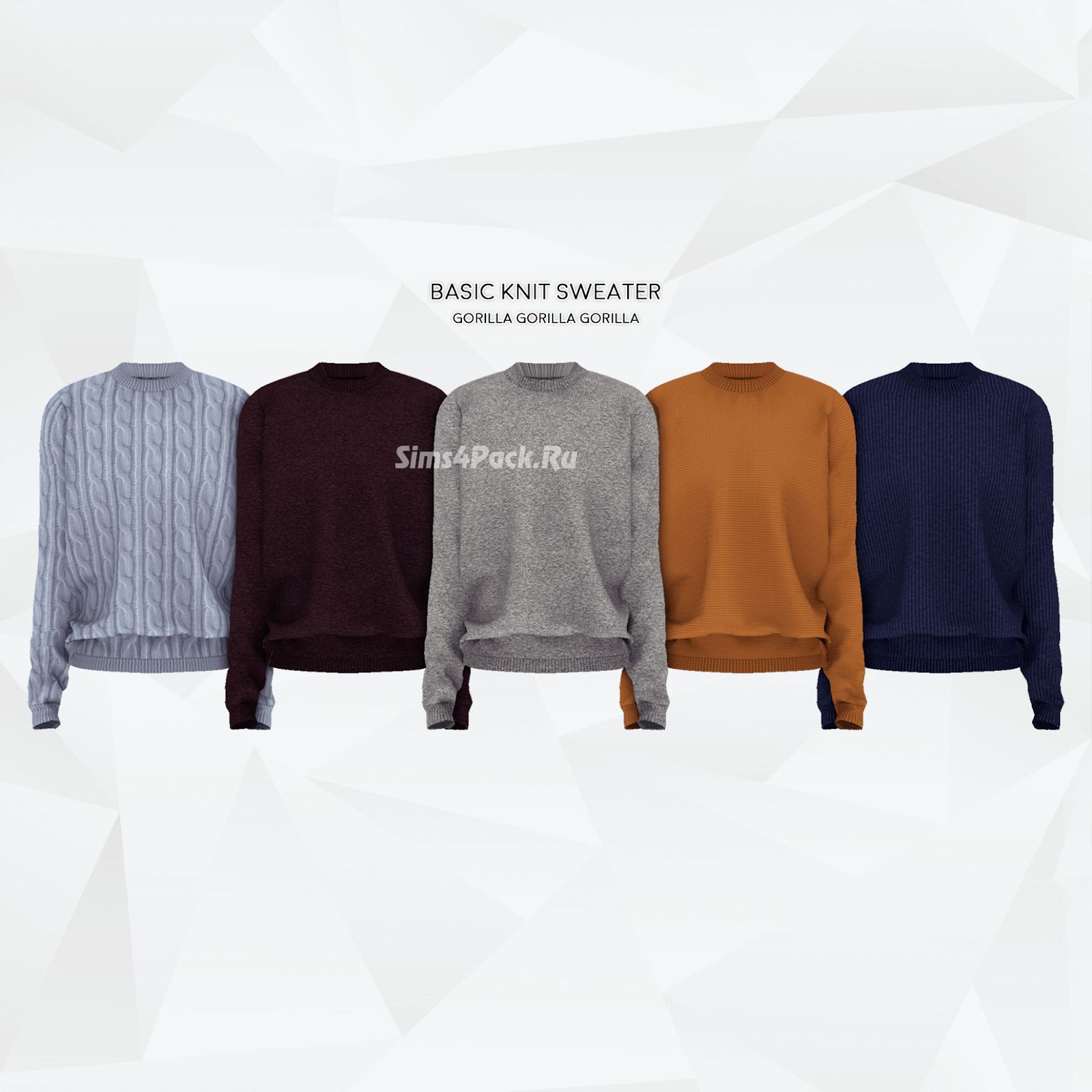 Свитер "BASIC KNIT SWEATER"