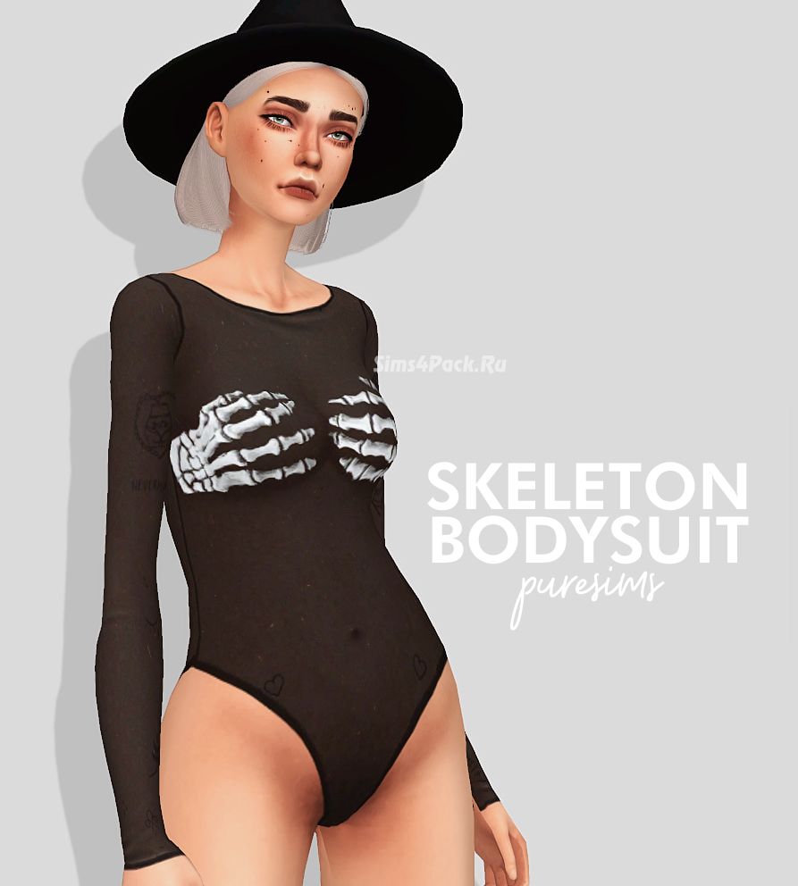Боди "SKELETON BODYSUIT"