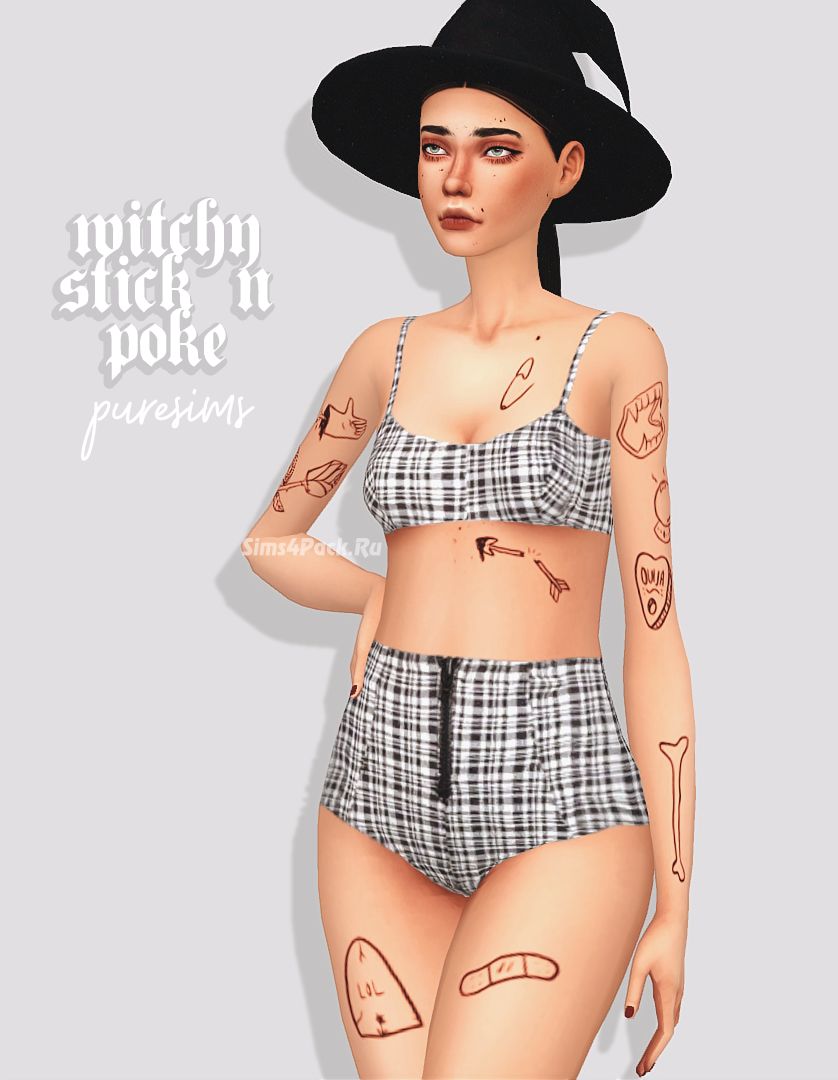 Тату "WITCHY STICK N POKE"
