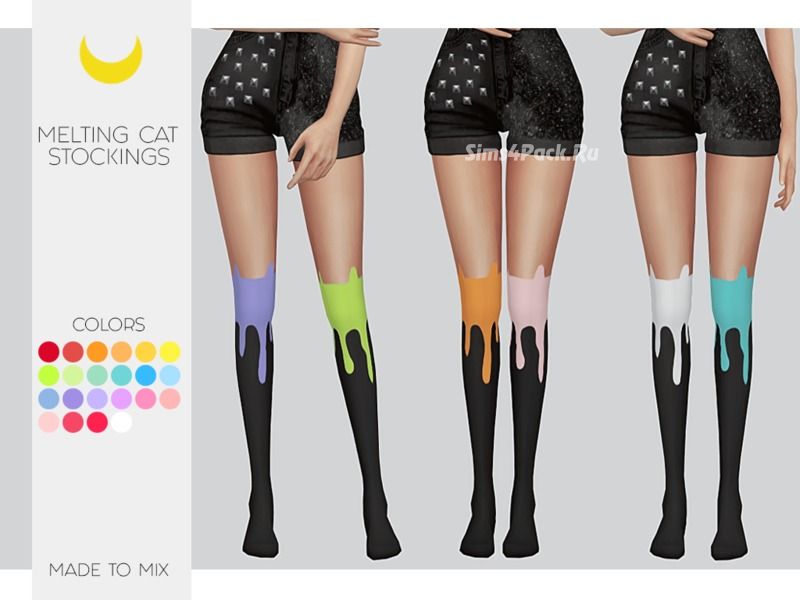 Чулки "Stockings - Melting Cat (Both)"