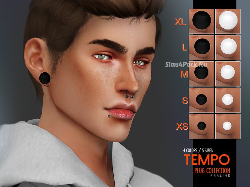 Серьги "Tempo Plug Collection"