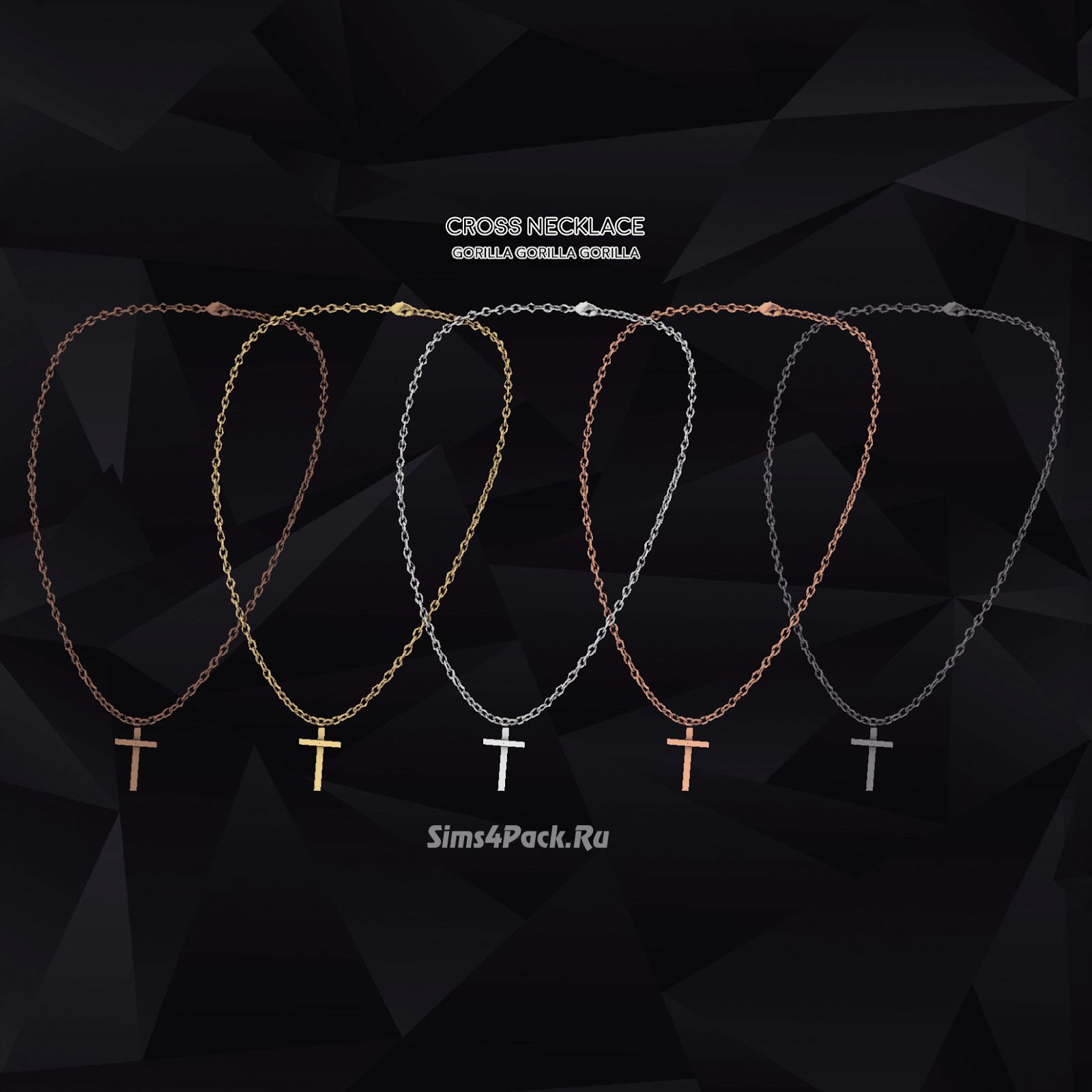 Подвеска "CROSS NECKLACE"