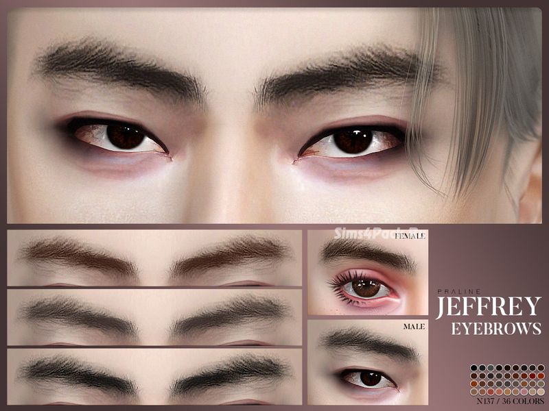 Брови "Jeffrey Eyebrows N137"