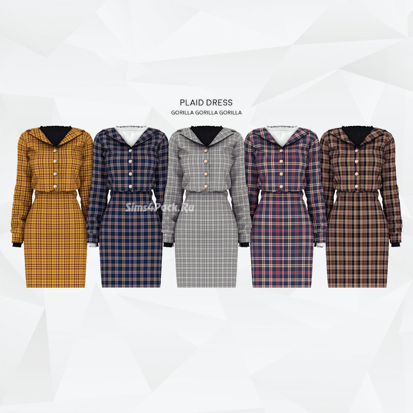 Платье "PLAID DRESS"
