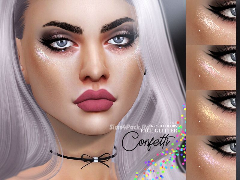 Глиттер "Confetti Face Glitter N63"