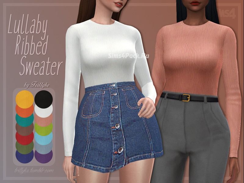 Водолазка "Lullaby Ribbed Sweater"
