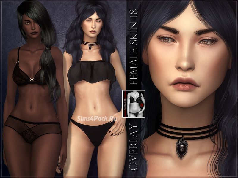 Скинтон "Female Skin 18 - OVERLAY"