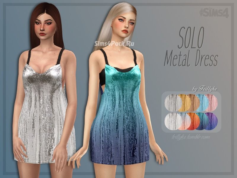 Платье "SOLO Metal Dress"