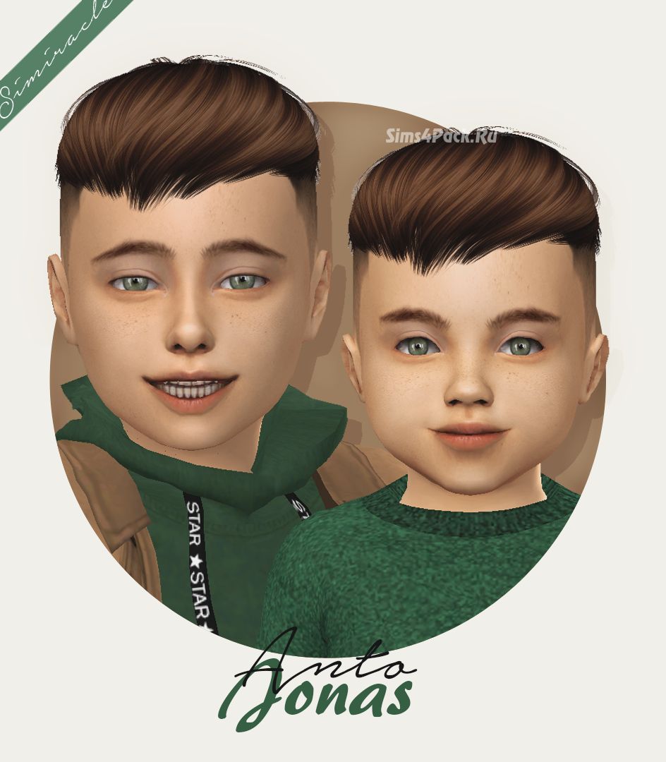 Прическа "Anto Jonas"