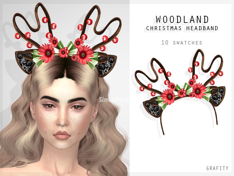 Ободок "Woodland Christmas Headband"
