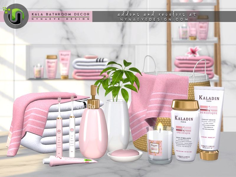 Набор декора для ванной комнаты "Kala Bathroom Decor"