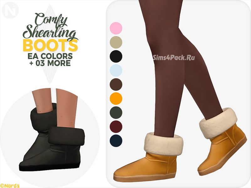 Угги "Comfy Shearling Boots"