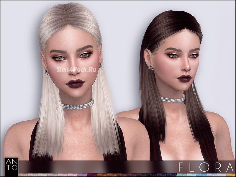 Женская прическа "Flora"