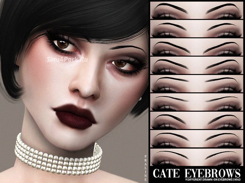 Набор бровей "Cate Eyebrows N143"
