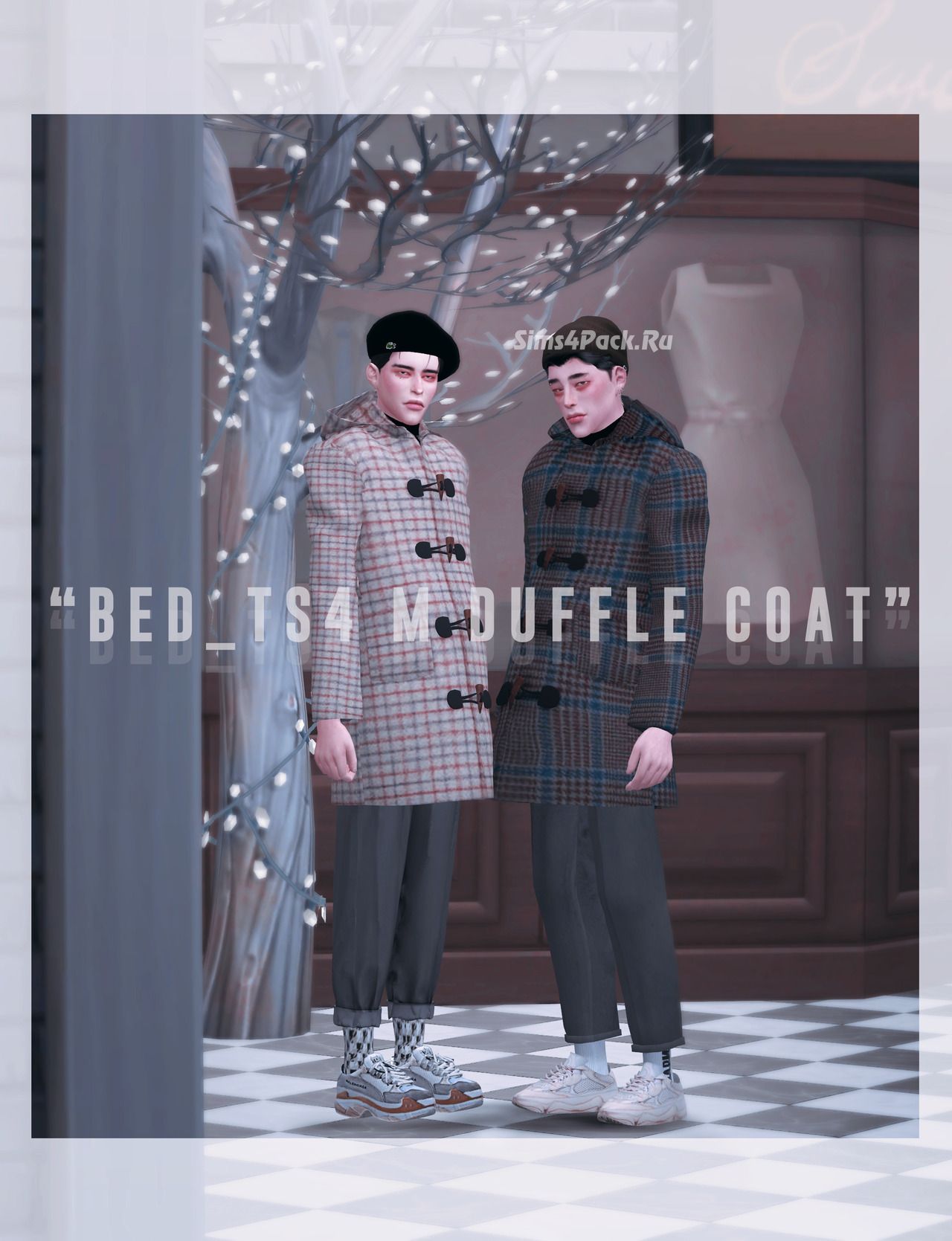Пальто "BED_TS4 M duffle coat"