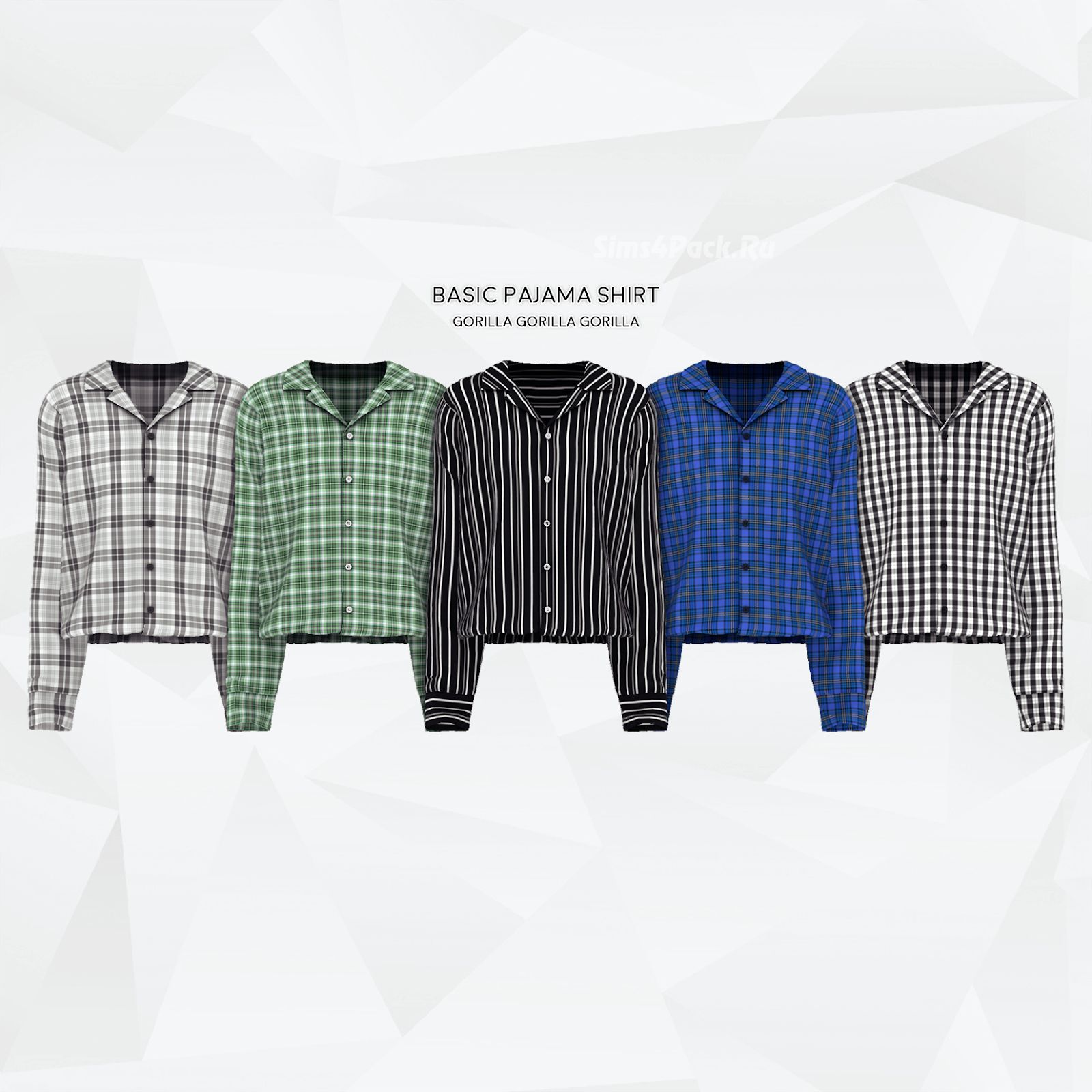 Рубашка "BASIC PAJAMA SHIRT"