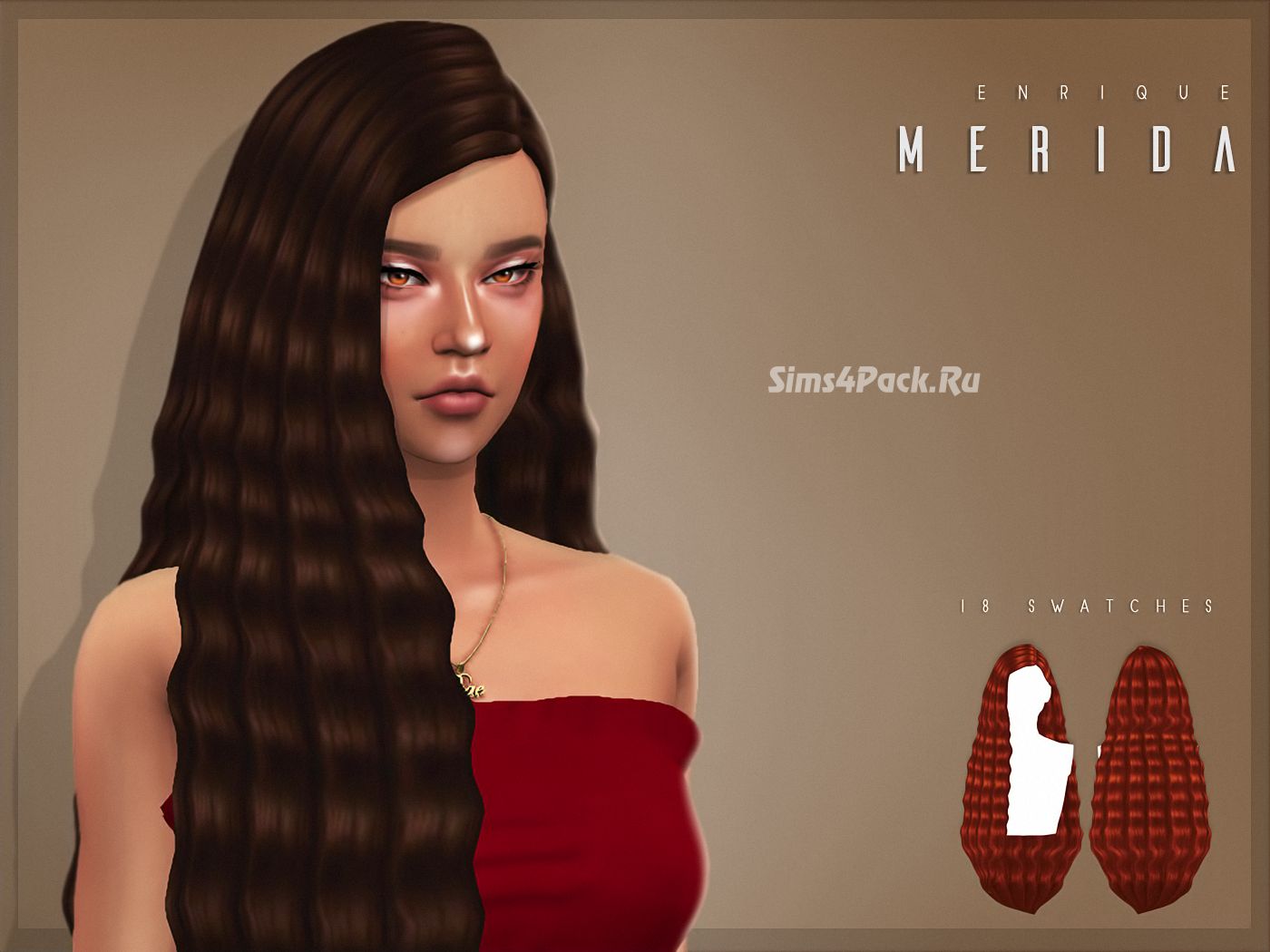 Женская прическа "MERIDA HAIRSTYLE"