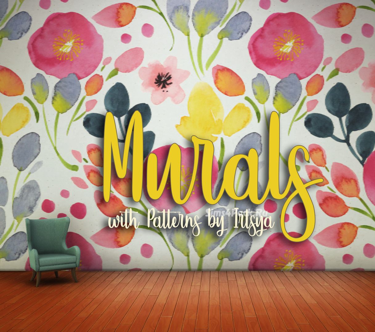Настенное покрытие "Floral Murals"