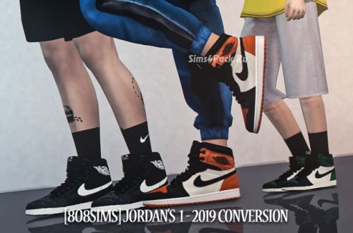 Кроссовки "8o8sims Jordans 1 2019 conversion"