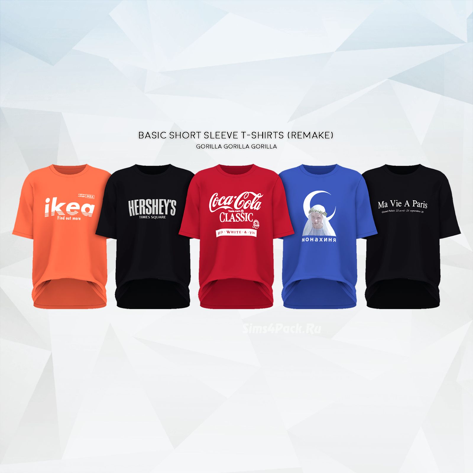 Футболка "Basic Short Sleeve T-Shirts (Remake)"