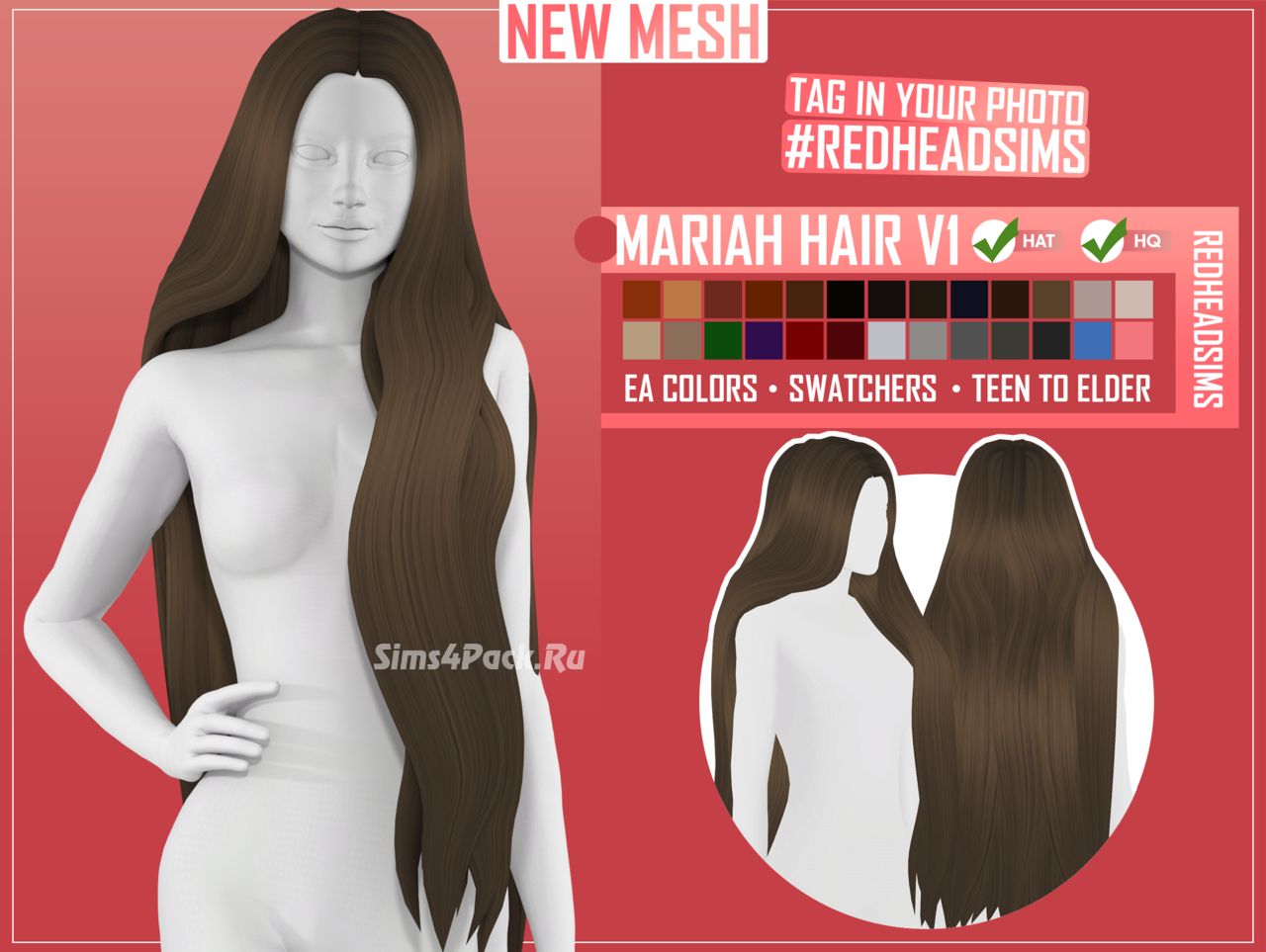 Женская прическа "MARIAH HAIR"