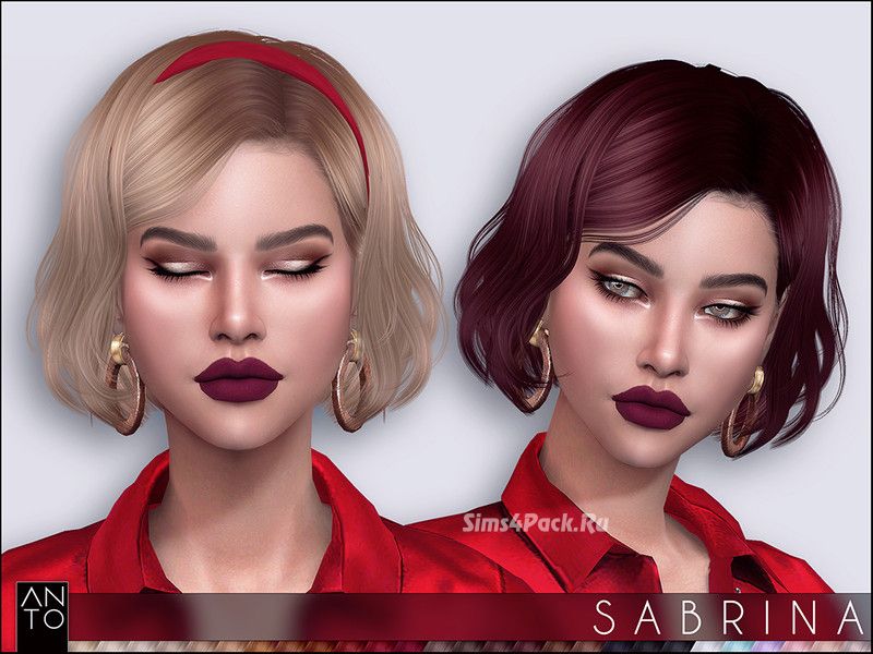 Женская прическа "Sabrina"