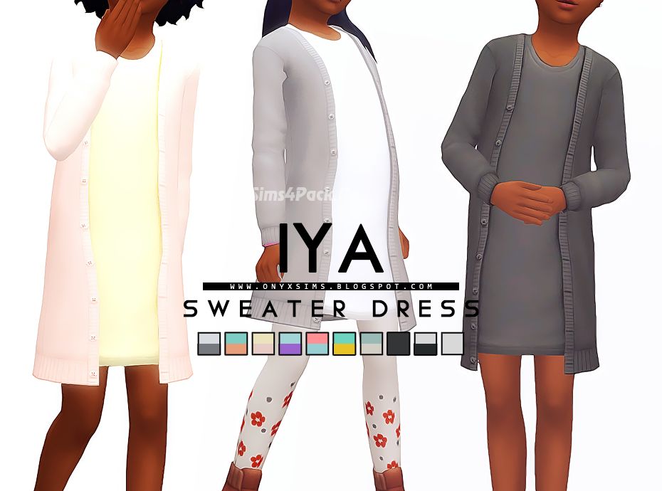 Платье и кардиган "IYA SWEATER DRESS"
