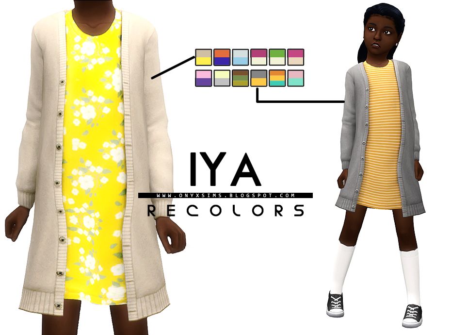 Платье и кардиган "IYA SWEATER DRESS RECOLORS"