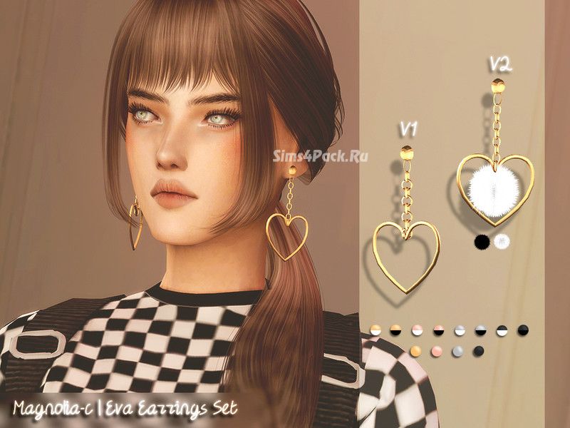 Серьги "Eva Earrings Set"