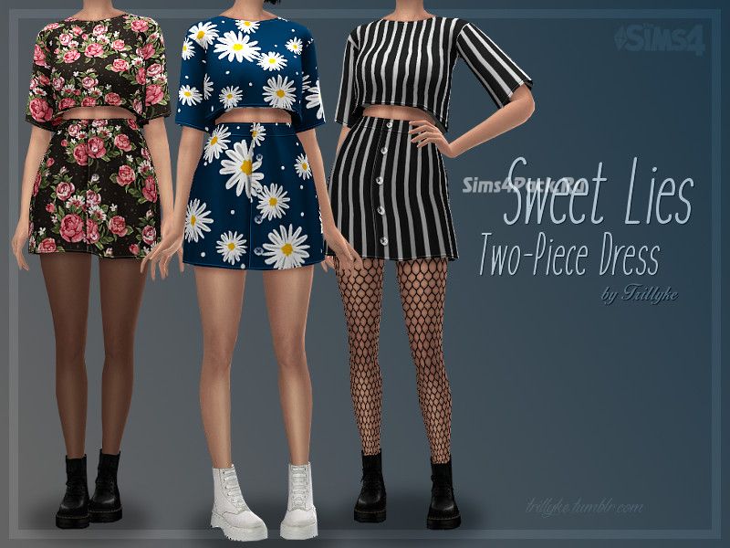Топ и юбка "Sweet Lies Two-Piece Dress"
