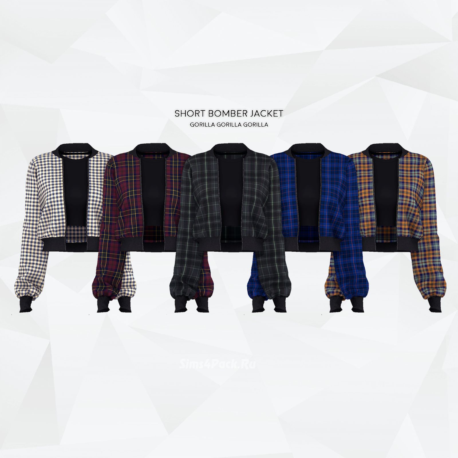 Бомбер и топ "Short Bomber Jacket"