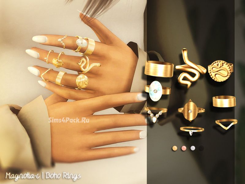Комплект колец "Boho Rings"