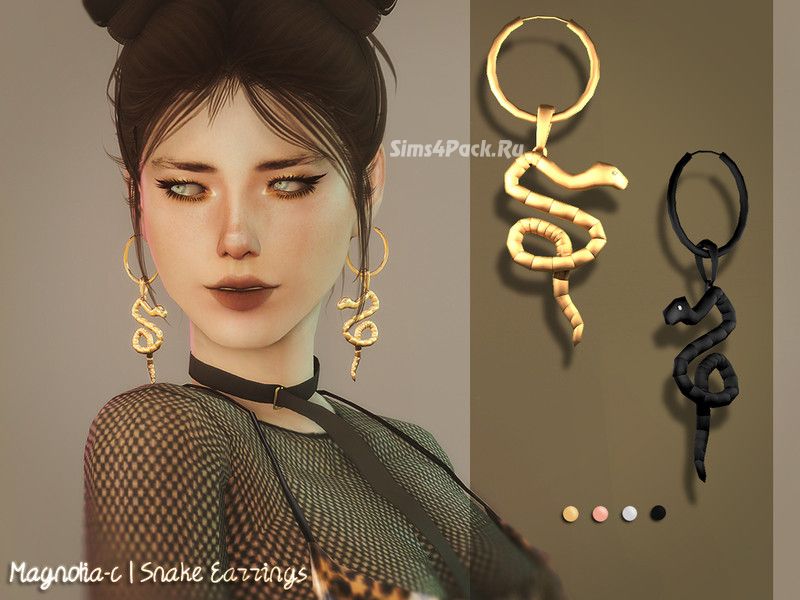 Серьги "Snake Earrings 2"