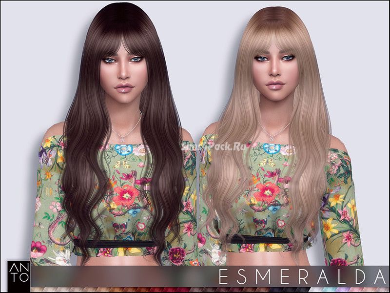 Женская прическа "Esmeralda"