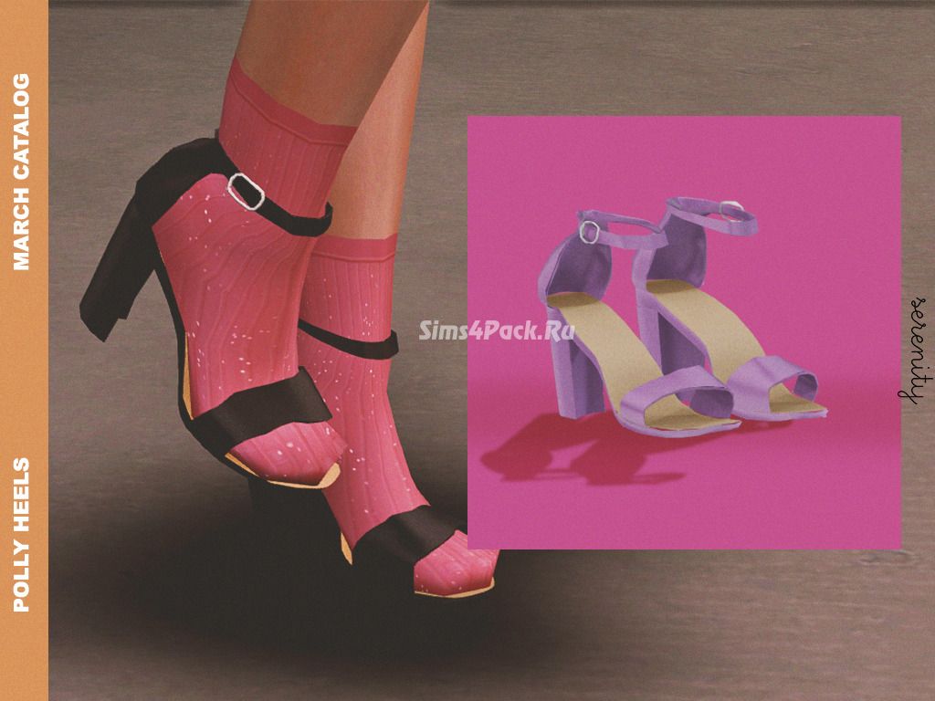 Босоножки и носки "Polly Heels and Glitter Socks"