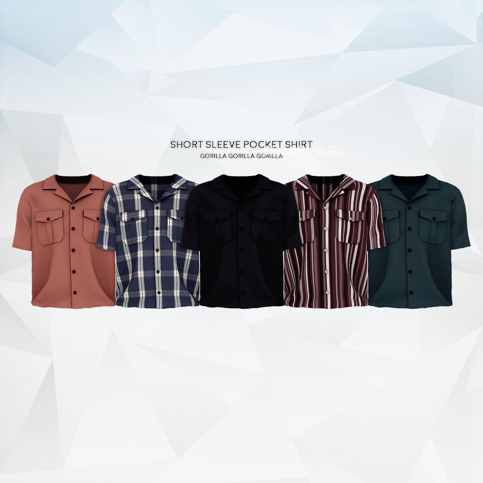 Рубашка "Short Sleeve Pocket Shirt"