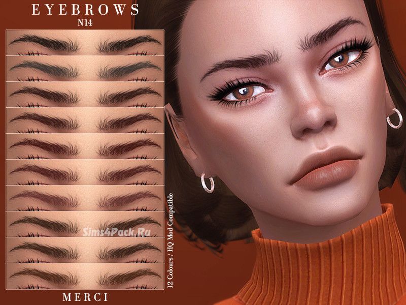 Брови "Eyebrows N14"