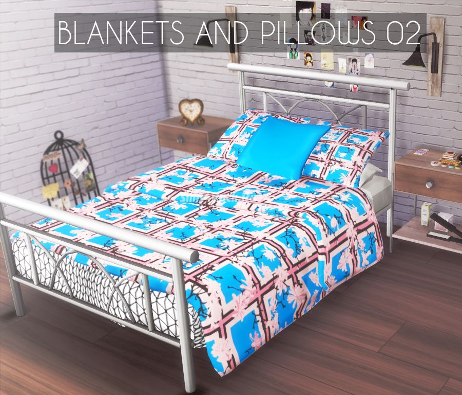Постельное белье "Blankets and Pillows 02"