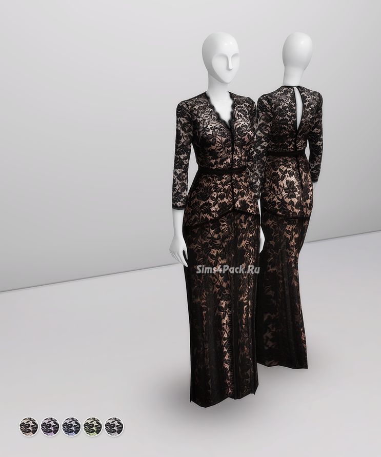 Платье "Black Lace Gown by Temperley London"