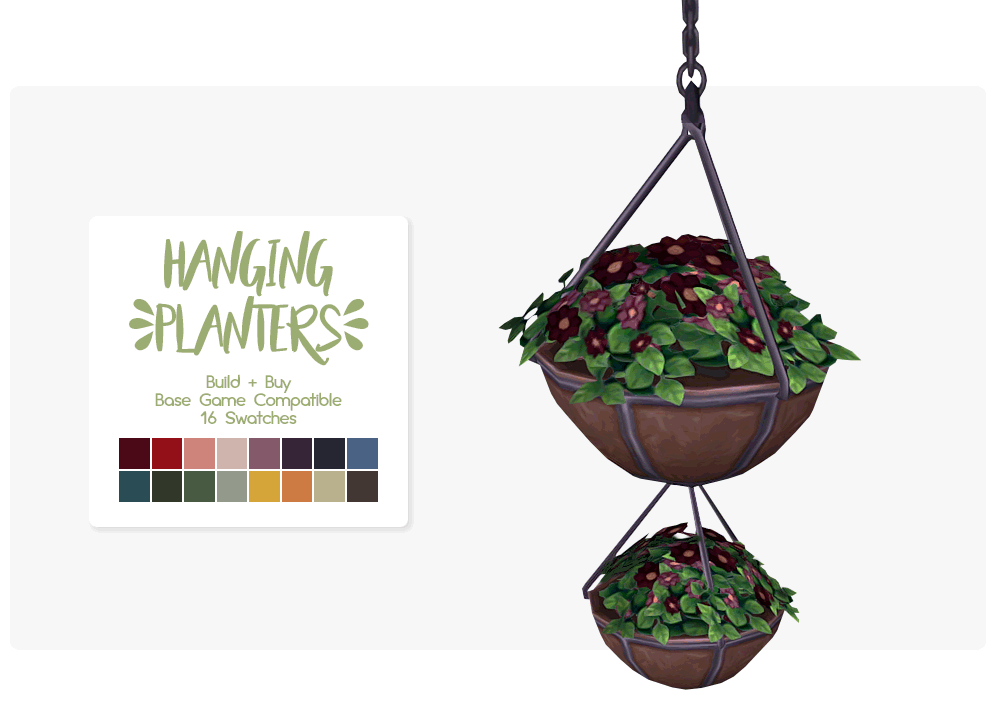 Уличные растения "Hanging Planters"