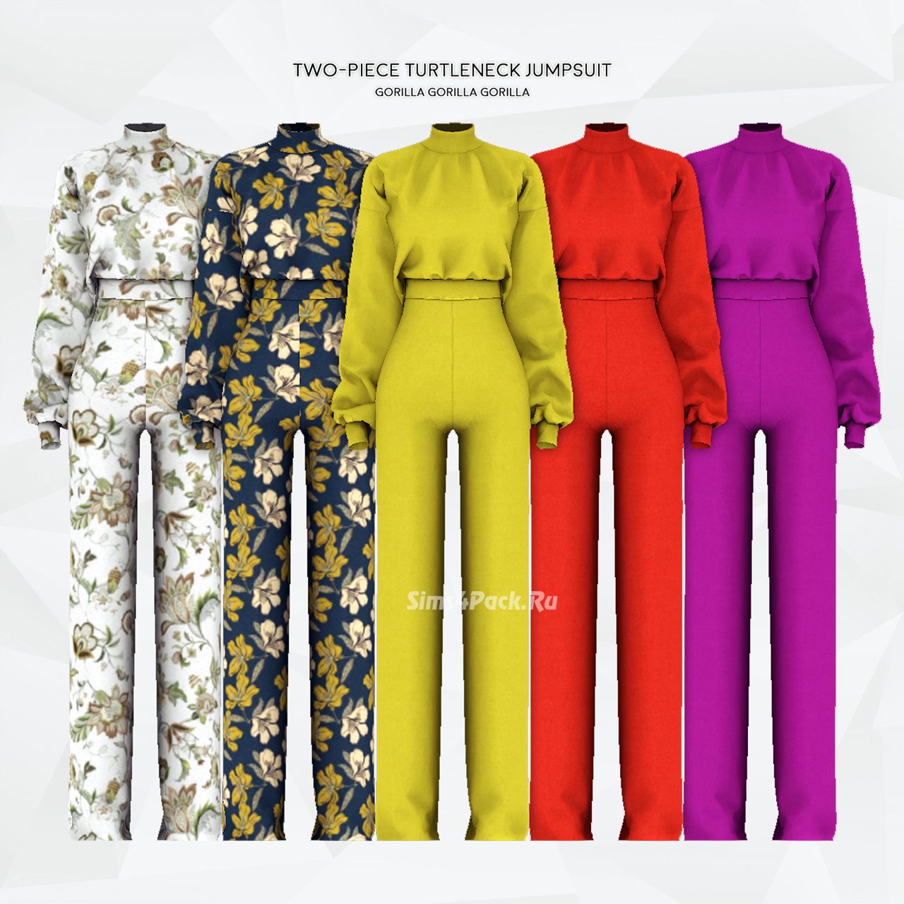 Комбинезон "Two-Piece Turtleneck Jumpsuit"