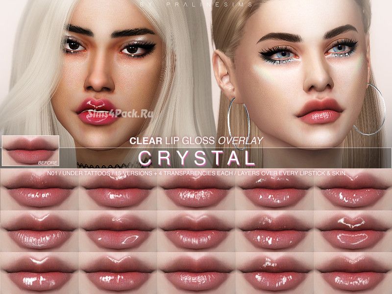 Блеск для губ "Crystal Clear Lipgloss Pack N01"