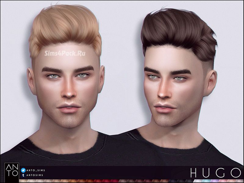 Мужская прическа "Hugo"