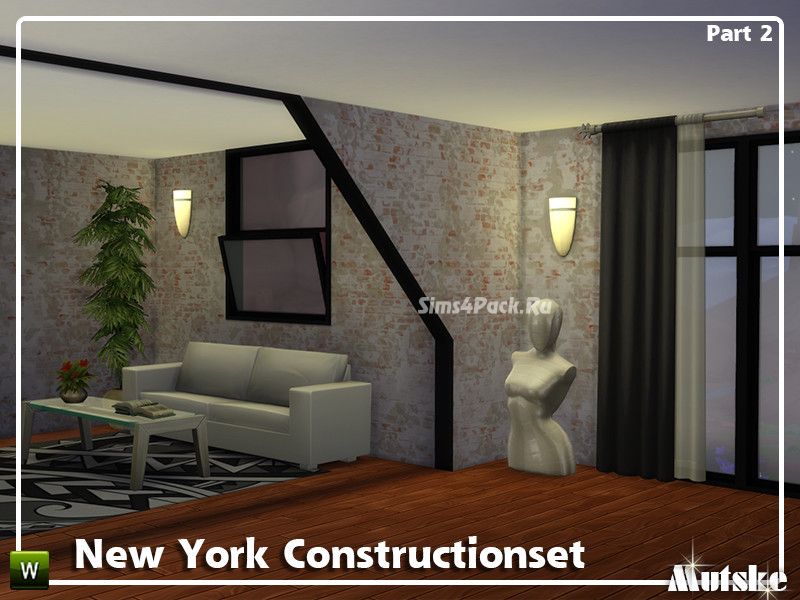 Набор окон, арок и дверей "New York Constructionset Part 2"