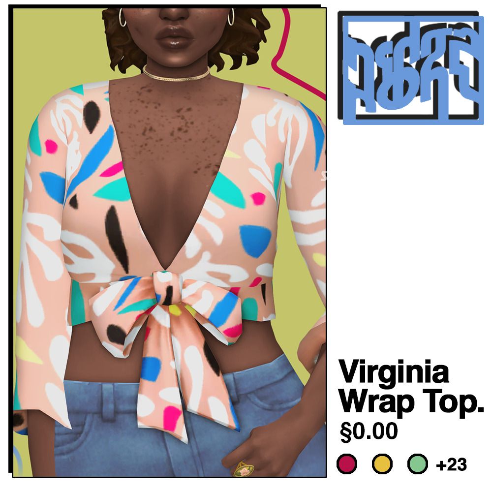 Топ "Virginia Wrap Top"