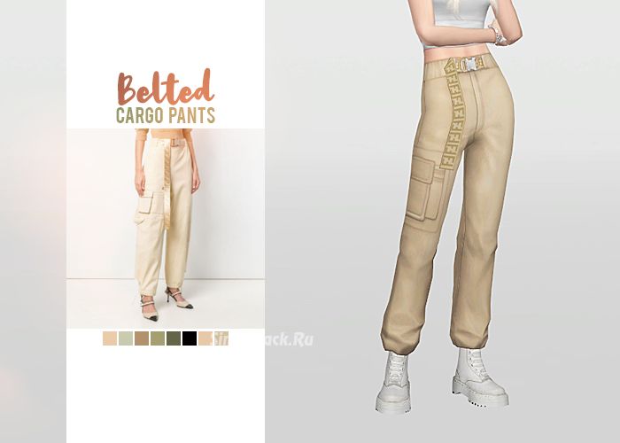 Штаны "Belted Cargo Pants"
