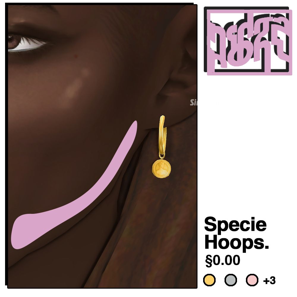Серьги "Specie Hoops"