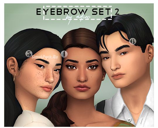 Брови "EYEBROW SET 2"