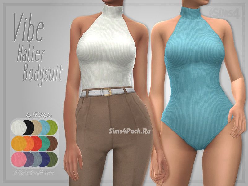 Боди "Vibe Halter Bodysuit"