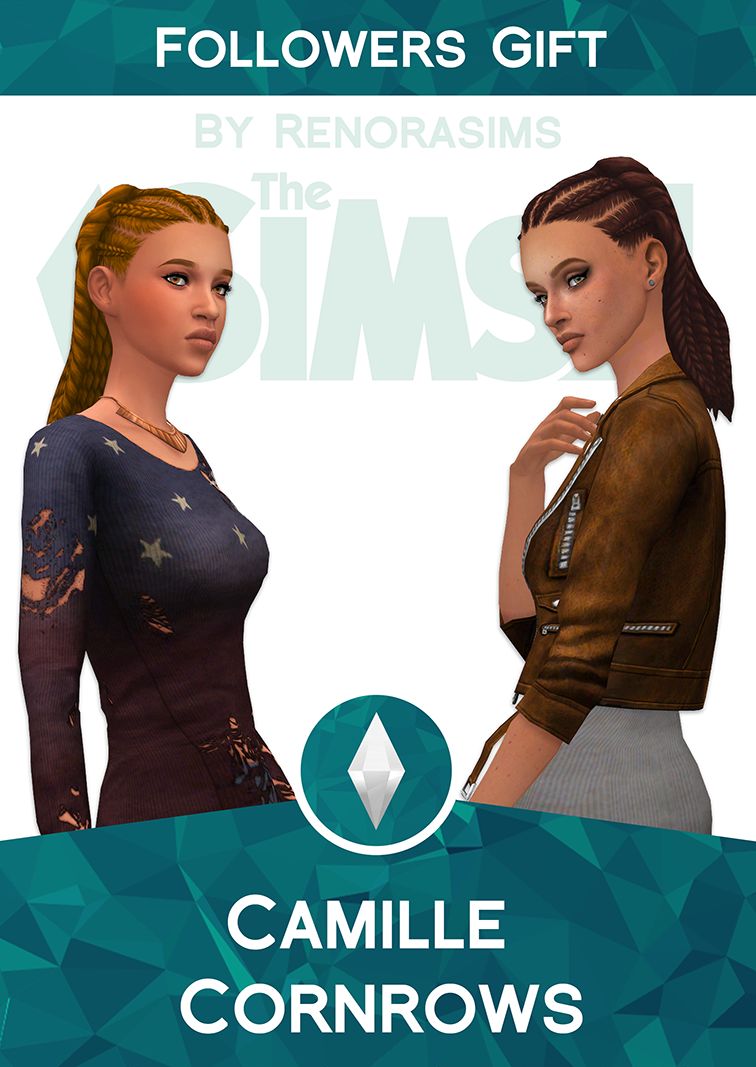 Женская прическа "Camille Cornrows"